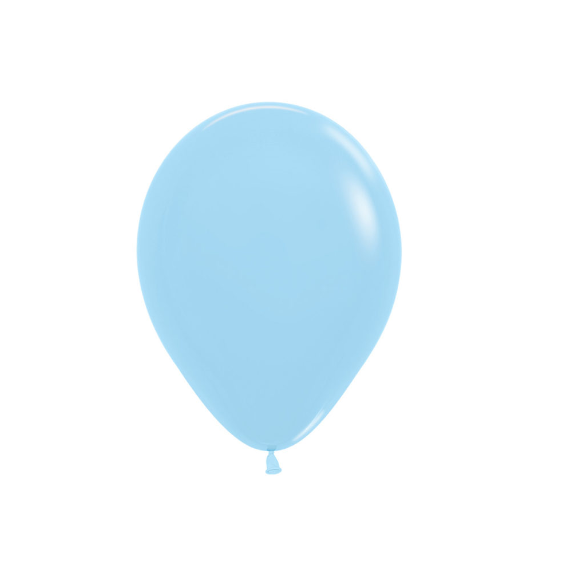 sempertex pastel matte blue 5" from hi-flyers trade and wholesale balloons