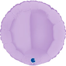 18 inch pastel lilac round foil balloon grabo