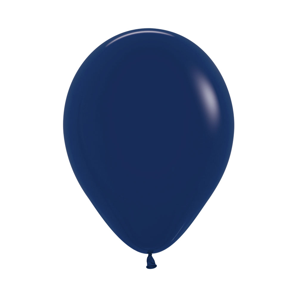 20010806 fashion navy blue 044 12" latex balloon