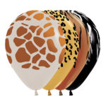animal print 12 inch assorted