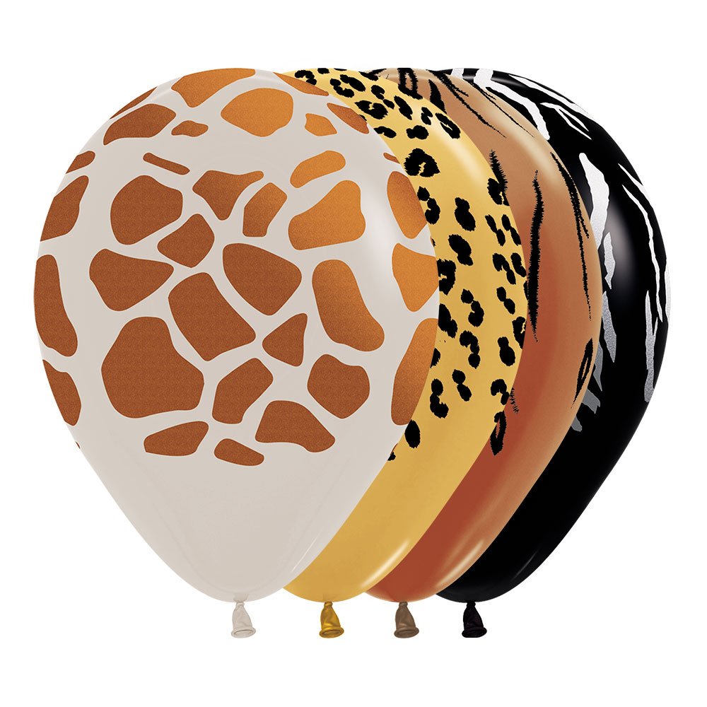 20015060 animal print 12 inch assorted