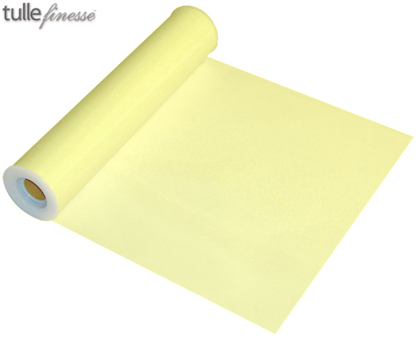 yellow tulle finesse 12" x 25 yards