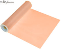 peach tulle finesse 12" x 25 yards