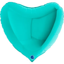 tiffany 36" heart foil balloon