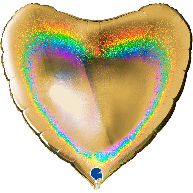 36072GHG5-Heart-36inc-Glitter-Holographic-Gold-5-1 gold 36" heart glitter holographic foil balloon