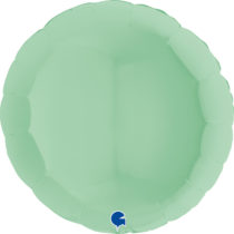36 inch pastel matte mint green foil round balloon grabo