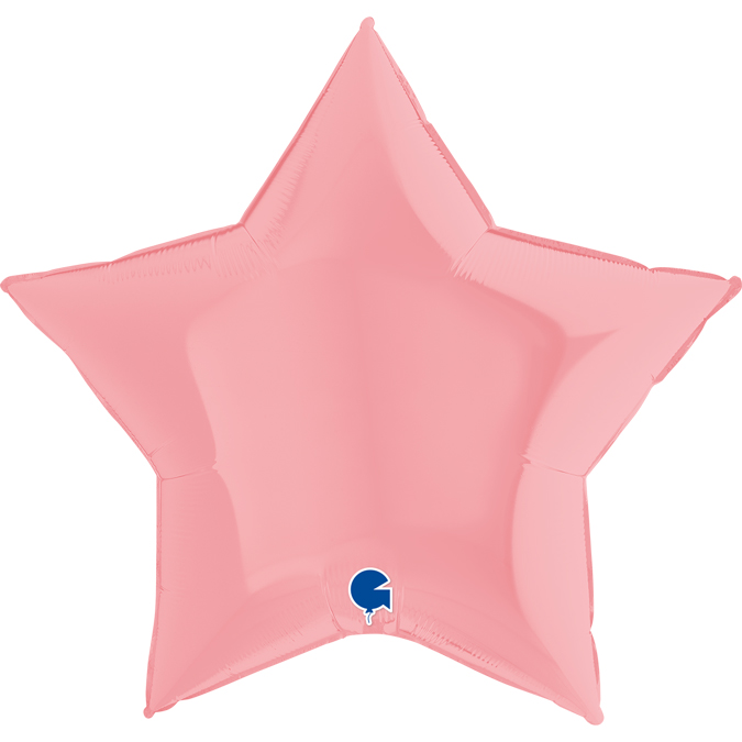 36 inch pastel matte oink foil star grabo balloon