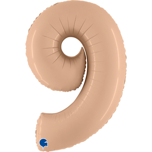 400900SNU-Number-9-Satin-Nude-500×500 satin nude number 9 foil balloon