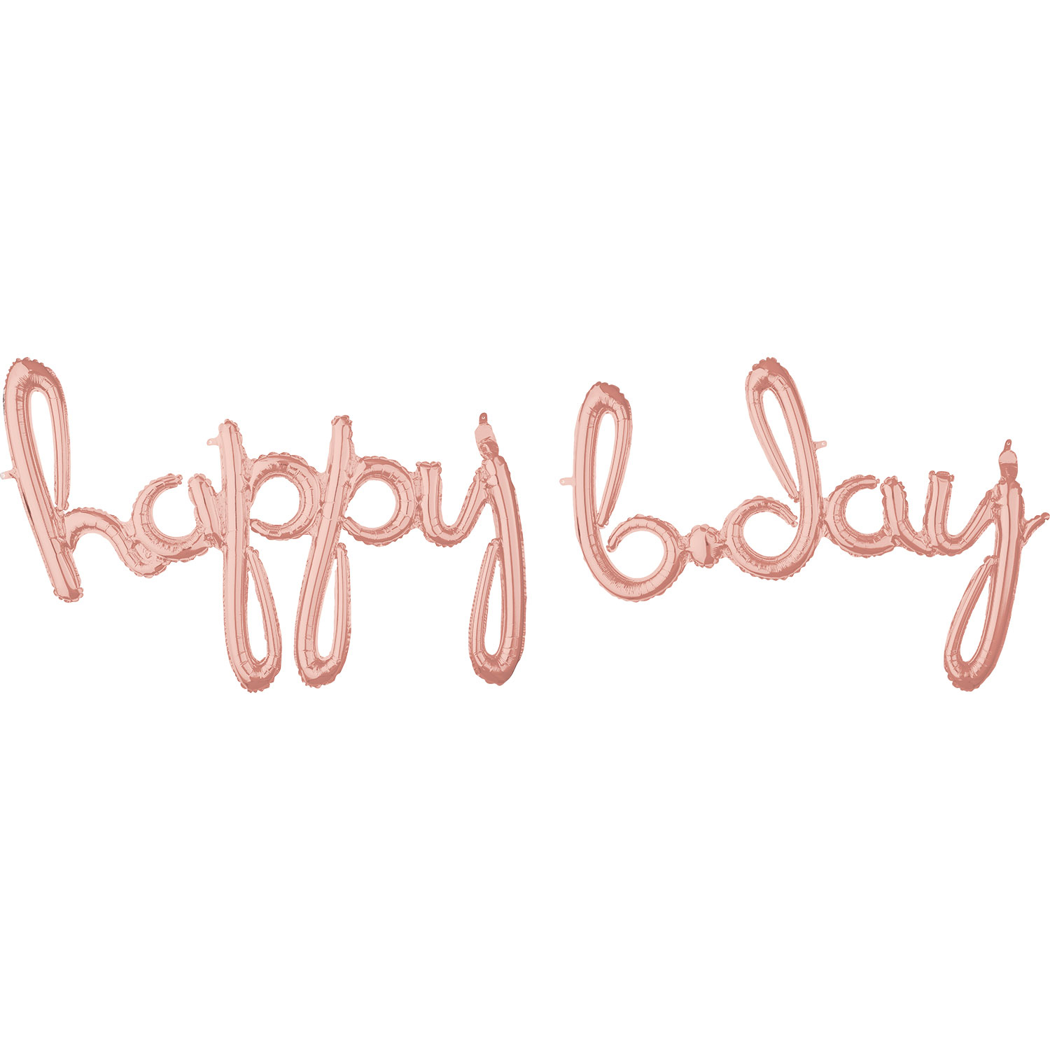 anagram rose gold script happy bday