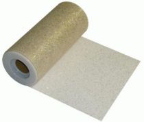 metallic gold tulle 6" x 25 yards