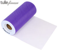 purple tulle finesse 6" x 25 yards