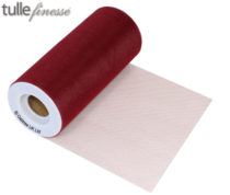 burgundy tulle finesse 6" x 25 yards