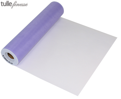 lavender tulle finesse 12" x 25 yards