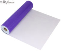 purple tulle finesse 12" x 25 yards