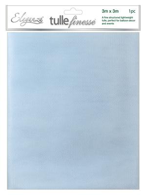 Copyright: Oaktree UK LTD 2018 light blue eleganza tulle finesse 3m x 3m