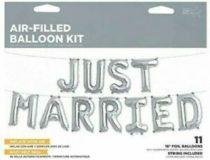 north star just married balloon kit 16"