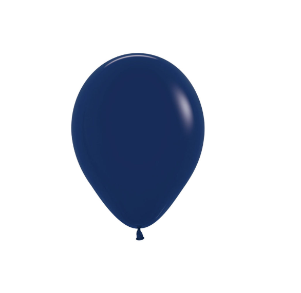 sempertex 5" navy blue sold by hi-flyers balloon wholesale
