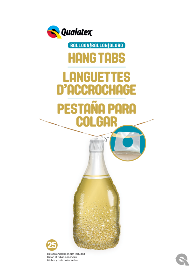 10617P qualatex balloon hang tabs