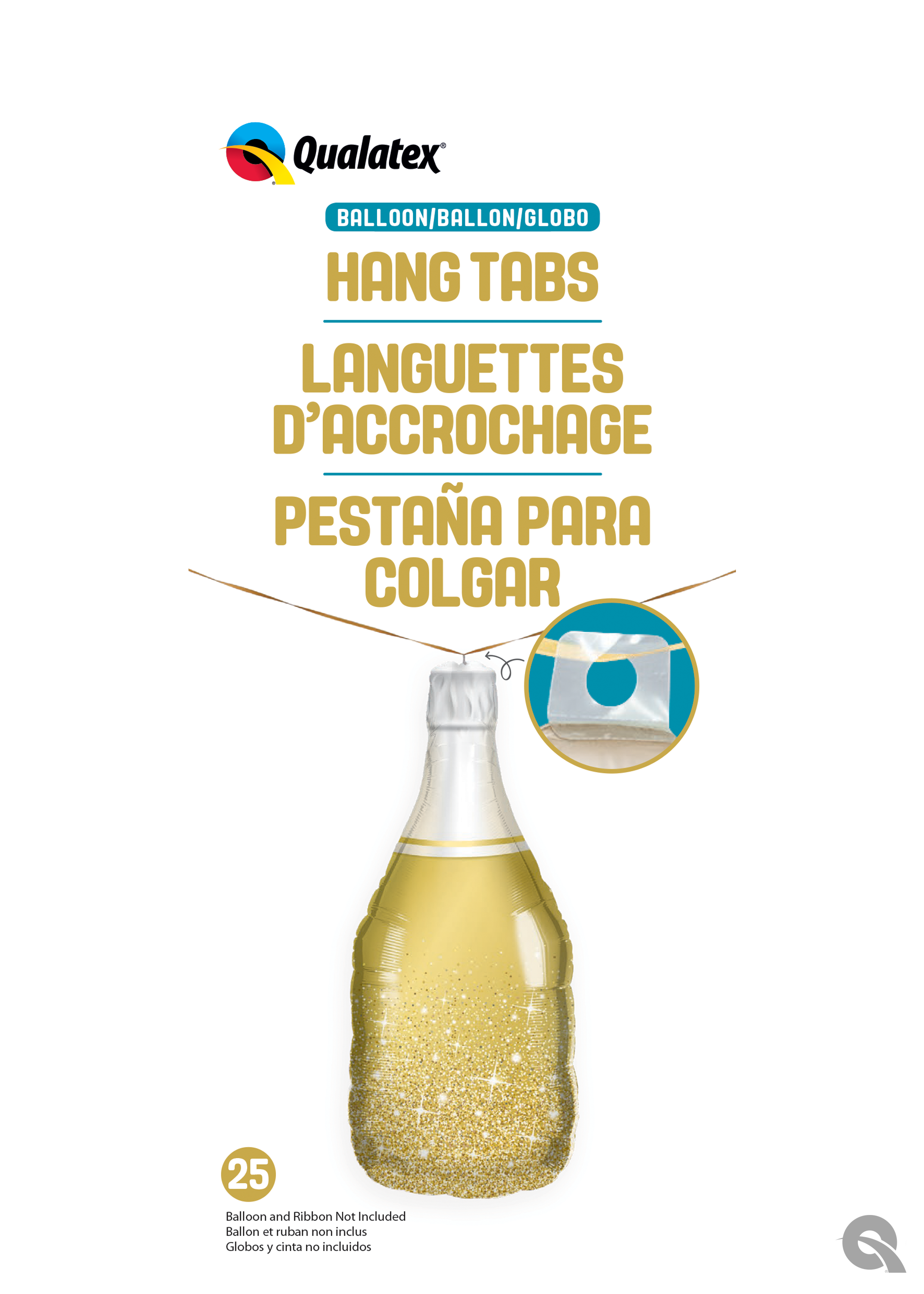 10617P qualatex balloon hang tabs