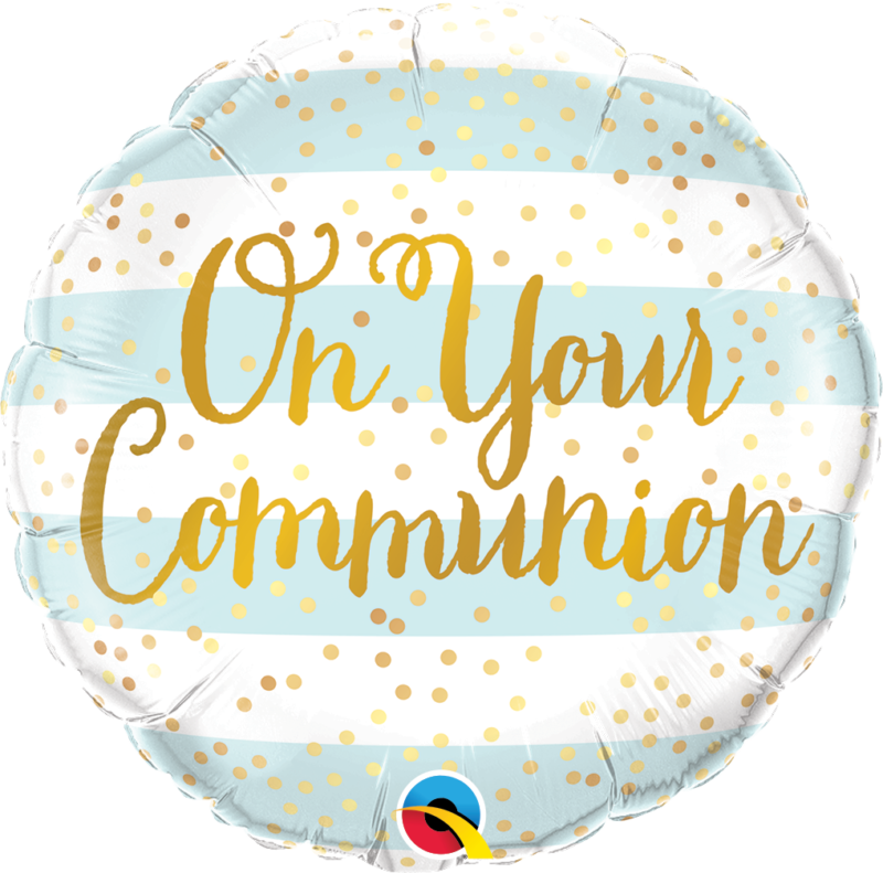 on your communion blue stripes 18''