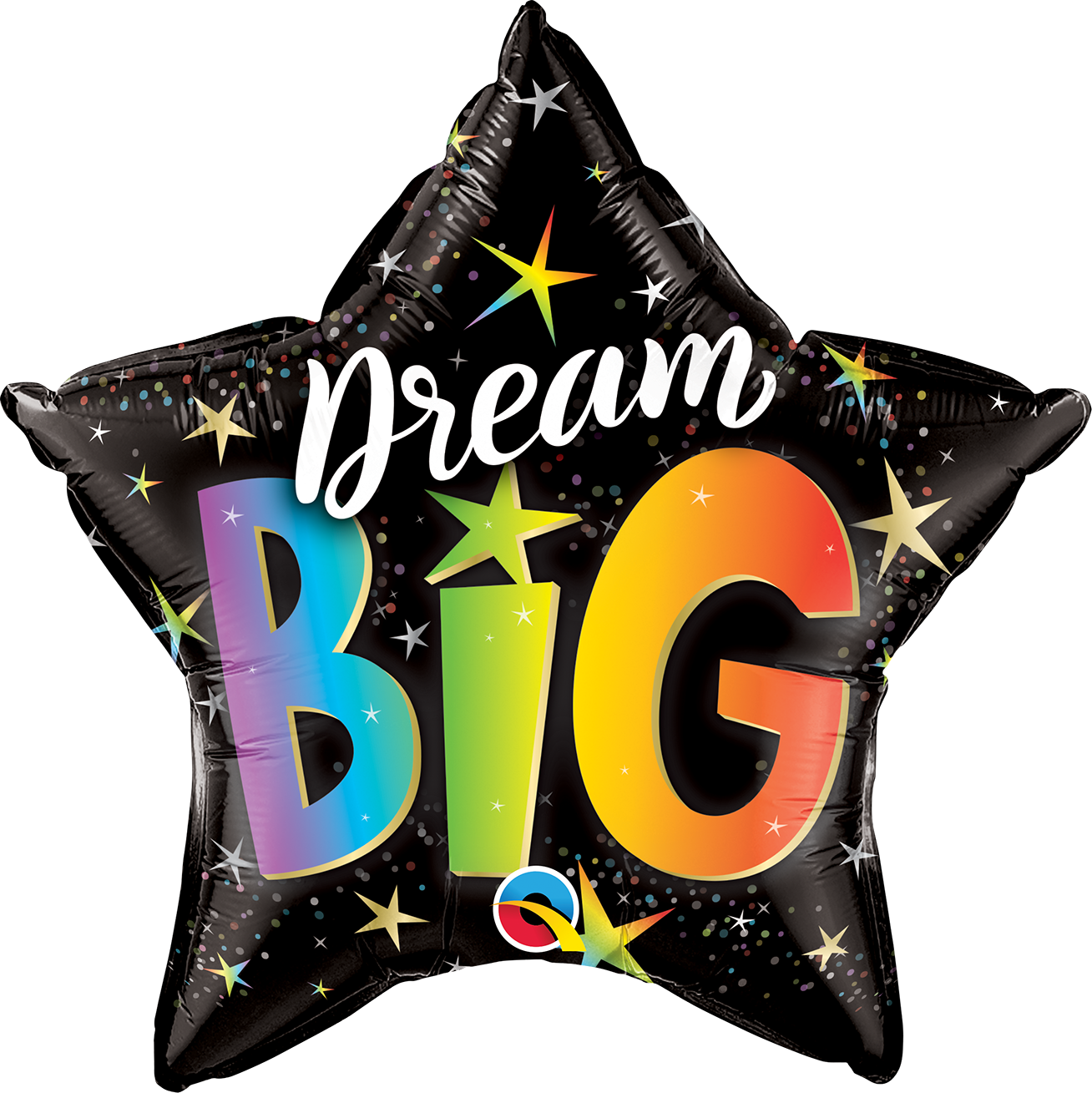 dream big rainbow stars