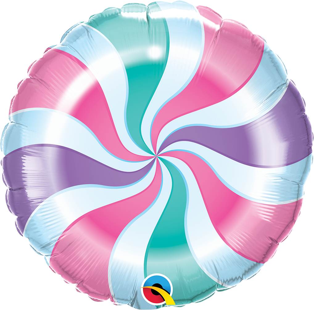 candy pastel swirl 18 inch