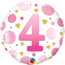 18 inch age 4 four qualatex foil