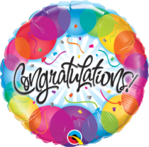 congratulations balloons 18 inch