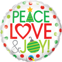 peace, love & joy! 18 inch