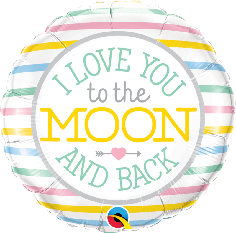 55380_55382B_F&B I love you to the moon qualatex 18''