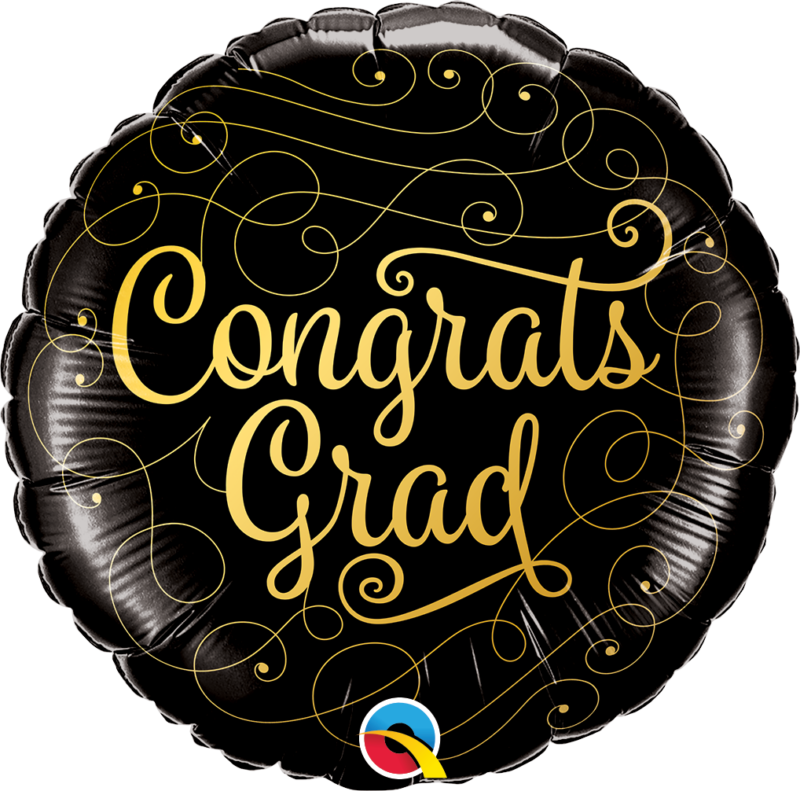 82273_82277B congrats grad gold doodles 18 inch