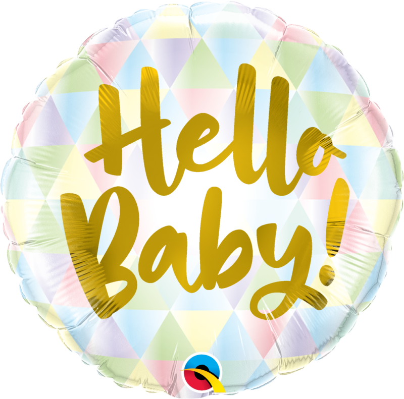 88005_88007B hello baby! 18'' foil