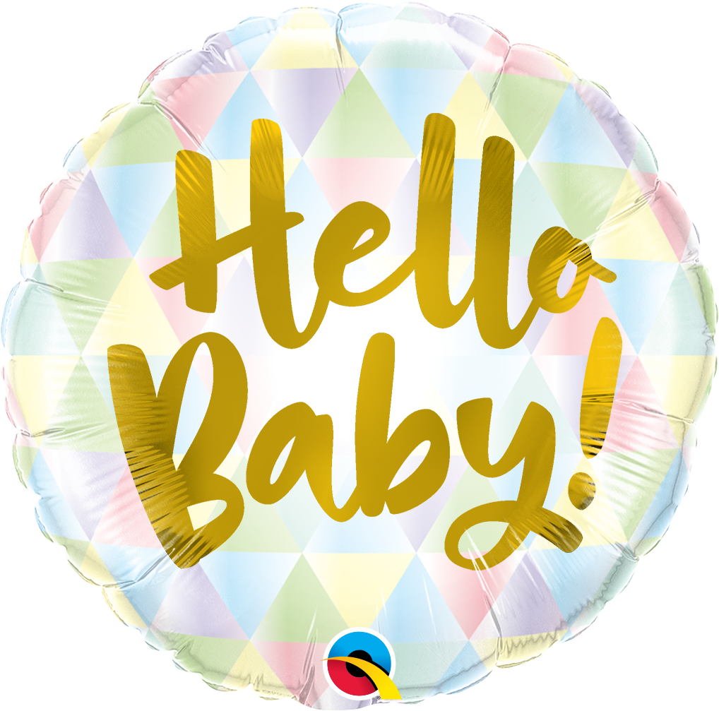88005_88007B hello baby! 18'' foil