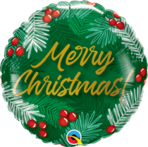 christmas greens berries 18 inch