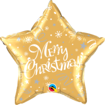 merry christmas! festive gold 18 inch
