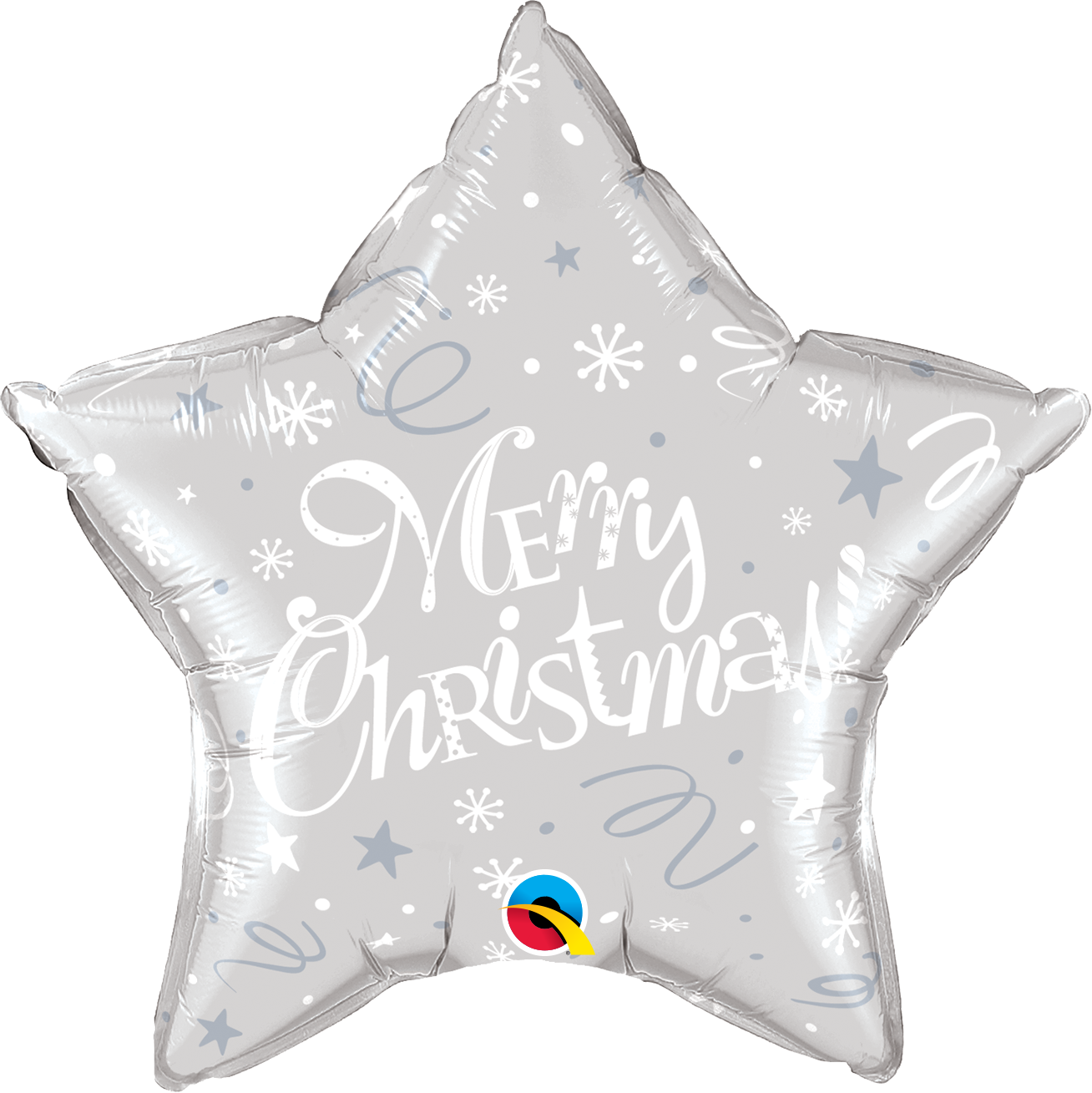merry christmas festive silver 18 inch