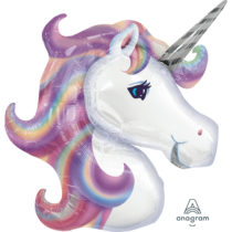 pastel unicorn supershape foil balloon