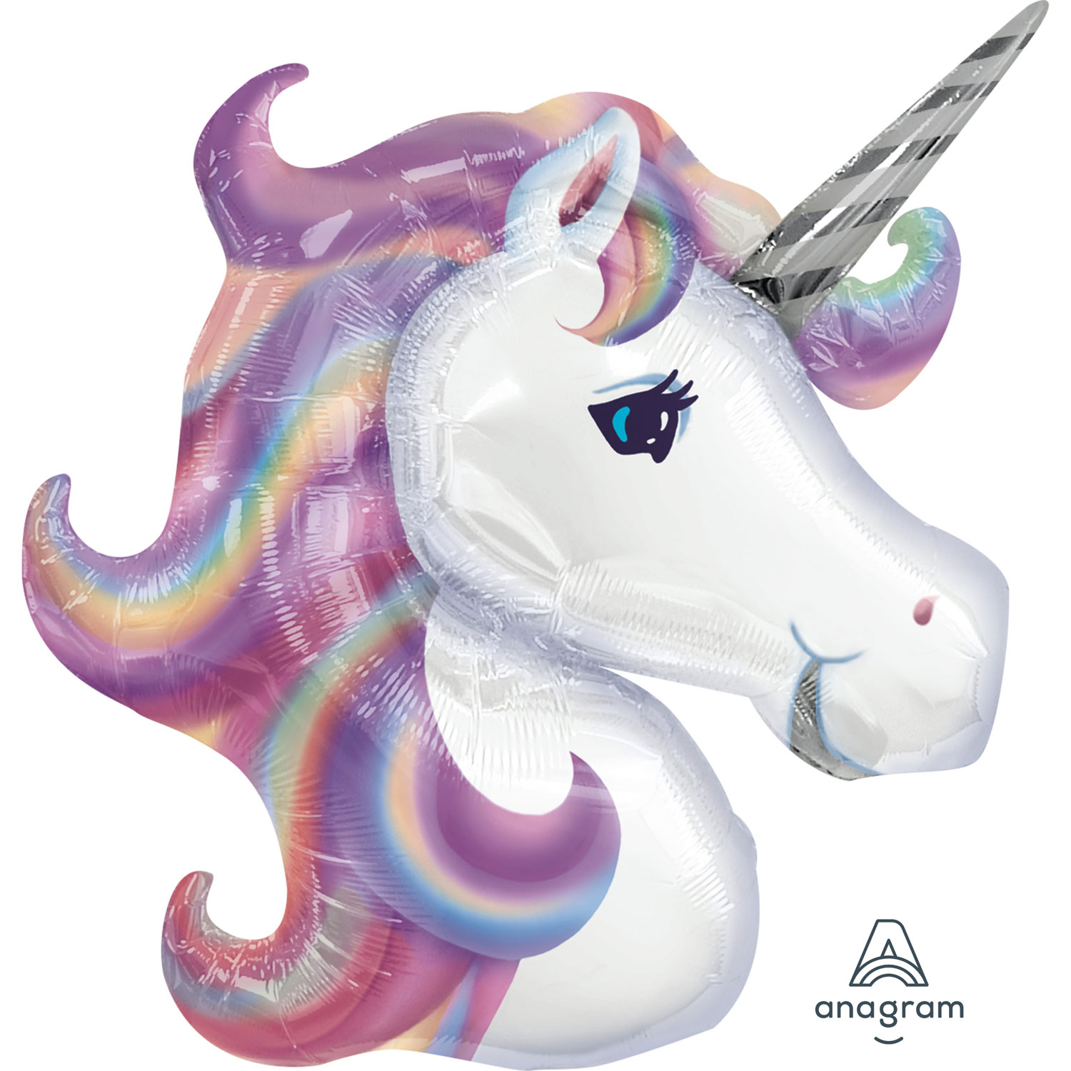 10937-0990001-1-3-1500+ pastel unicorn supershape foil balloon