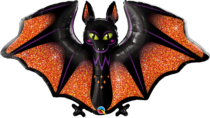 glitzy glam bat foil shape qualatex