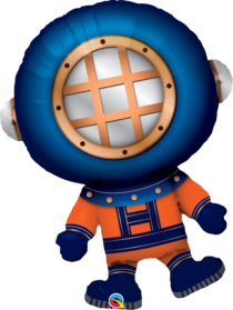 deep sea diver foil shape qualatex