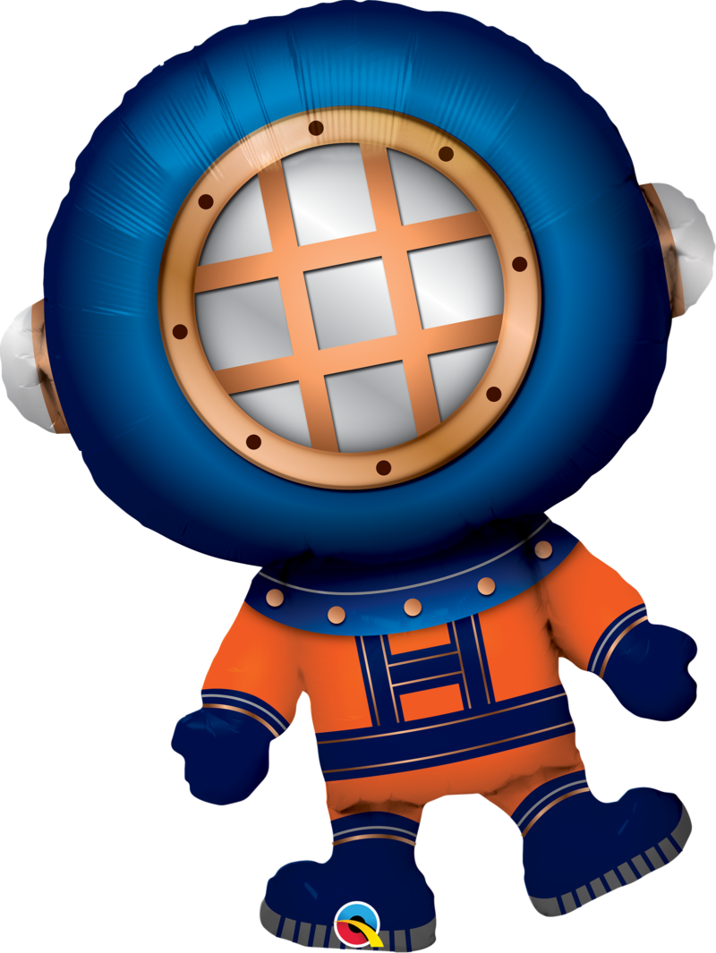 16414_16426B deep sea diver foil shape qualatex
