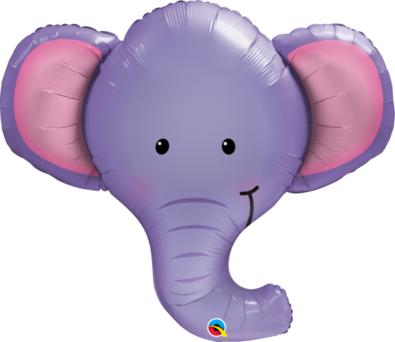 16987_16136B_F&B Ellie the elephant 39'' shape qualatex