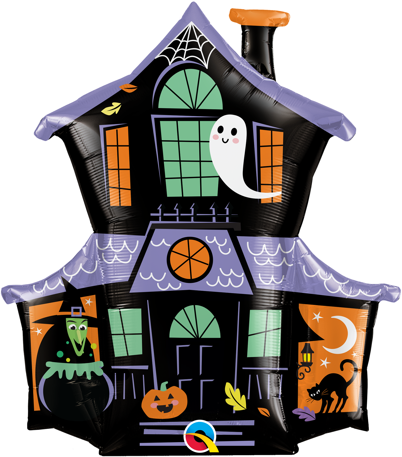 23296_23297B haunted house foil shape qualatex