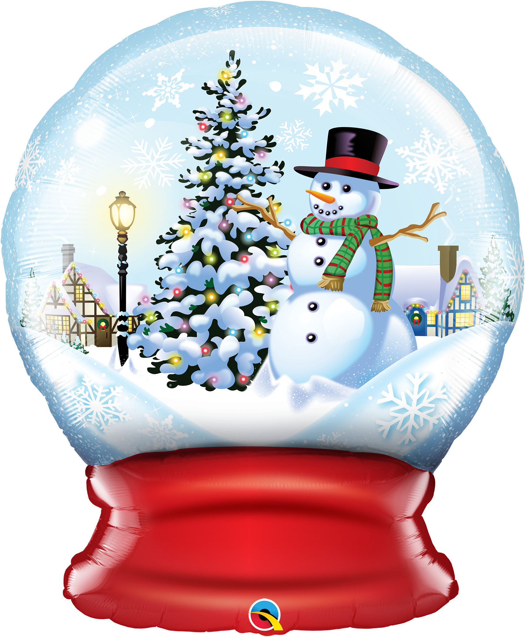 23492_23494B snow globe foil shape