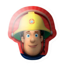 fireman sam head supershape foil balloon