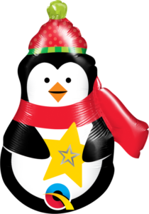 precious penguin mini foil shape qualatex