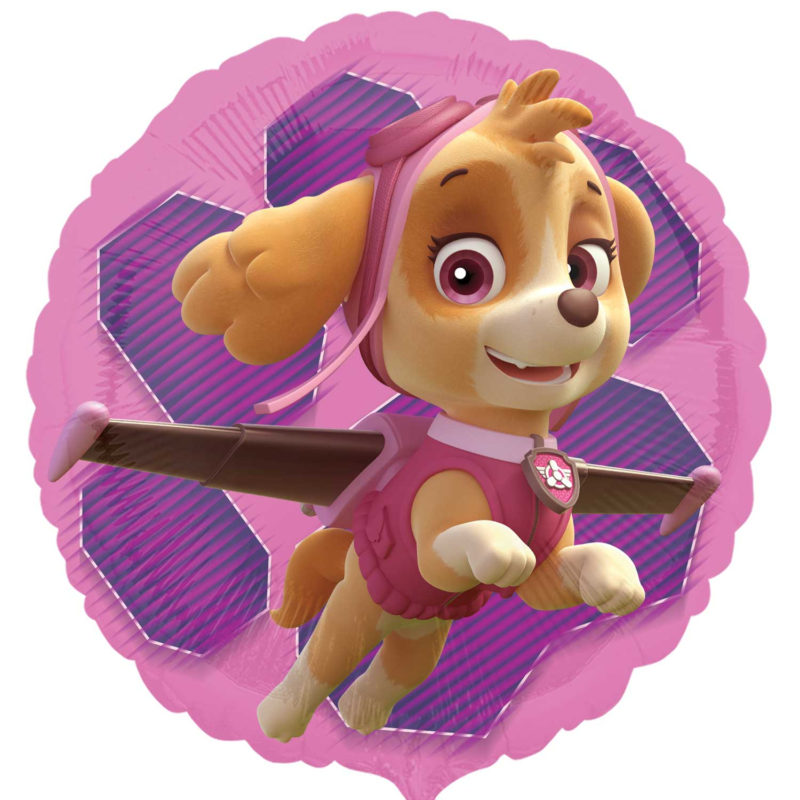 50863-3408801_1-1-3-1500+ paw patrol pink skye & everest 18" foil balloon