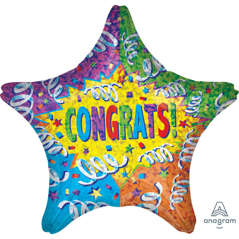 54939-3540001-1-3-1500+ streamer explosion congrats 18" foil balloon