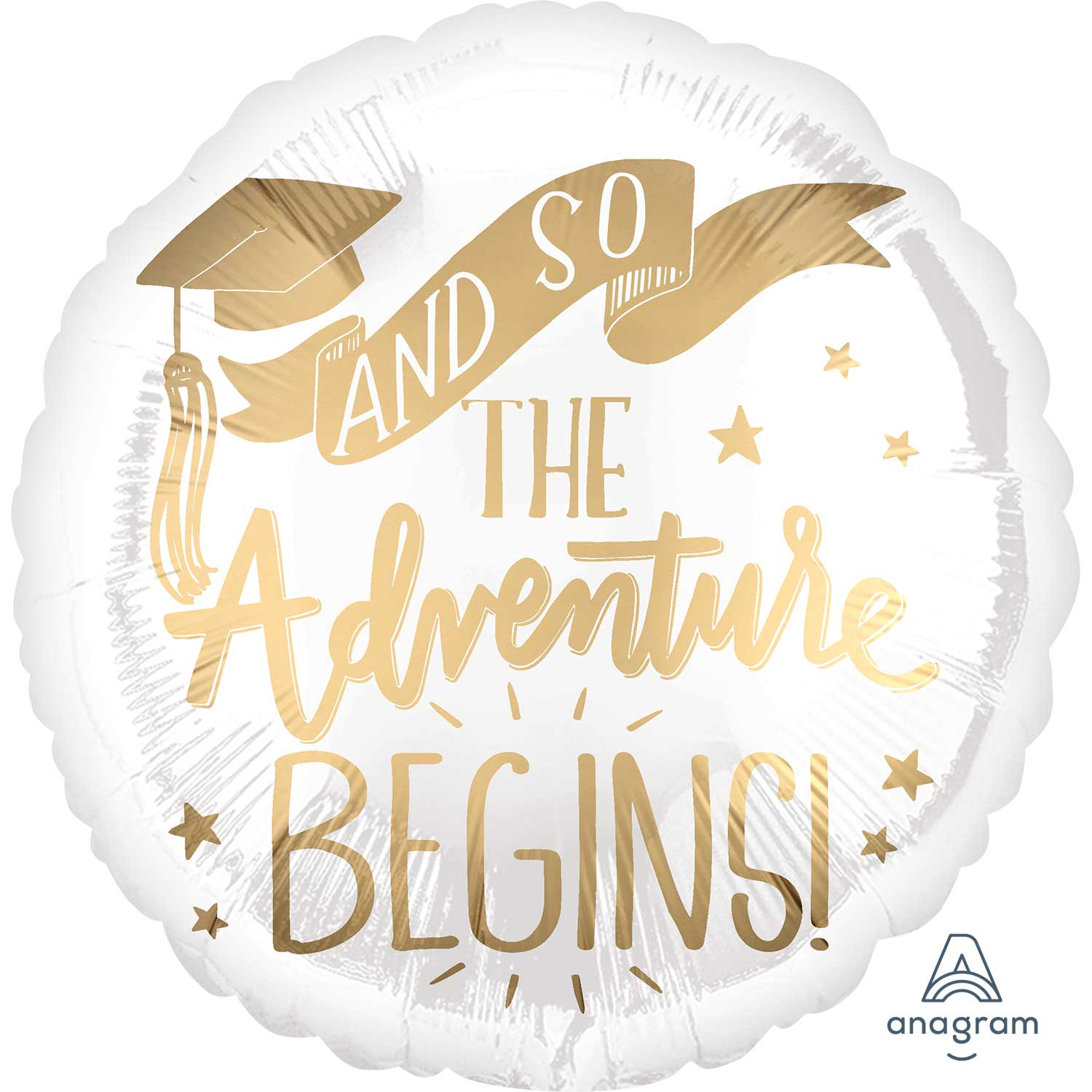 The Adventure Begins 18" foil balloon