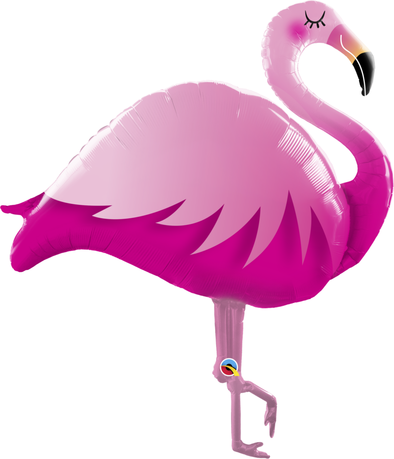 57804_57807B_F&B pink flamingo foil shape qualatex